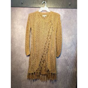 Idyll Wind single button wrap cardigan w/pockets xs-sm